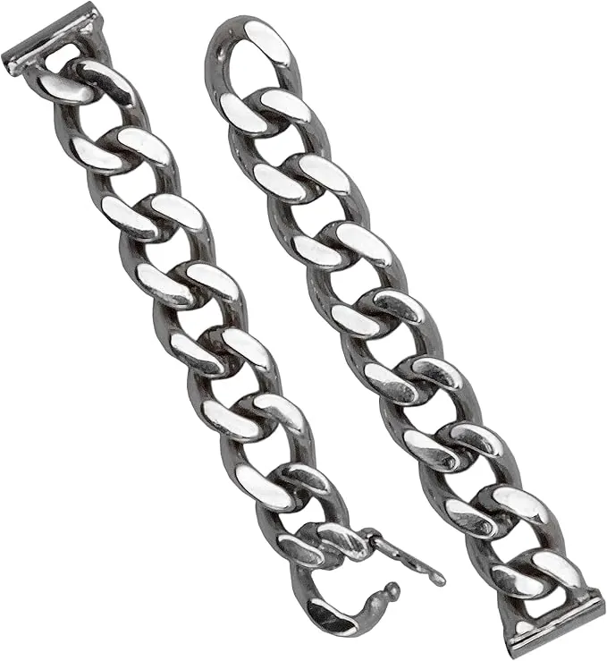 Correa Reloj de Acero Inoxidable Tipo Esclava Trenzada para Mujer 12mm New Old Stock 1970 - Pulsera Vintage Original Metalizada - Strap Bracelet de Relojeria Antigua