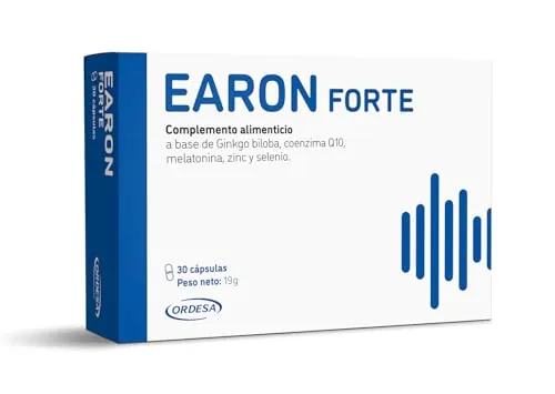 Earon Forte │30 Cápsulas │Complemento Alimenticio para Molestias Auditivas