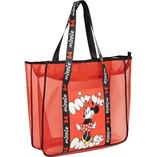 Bolsa Playa Disney | Diseño Oficial Disney | Grande, Resistente y Transpirable | Ideal para Verano, Vacaciones y Piscina | Compartimento Amplio y Ligero – Cerdá Life’s Little Moments