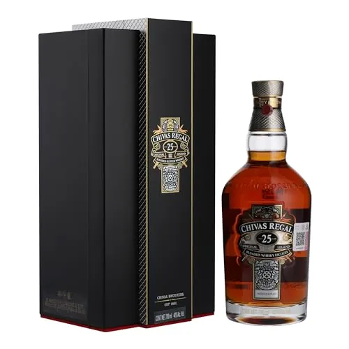 Chivas Regal 25 años Whisky Escocés de Mezcla Premium, 700 ml
