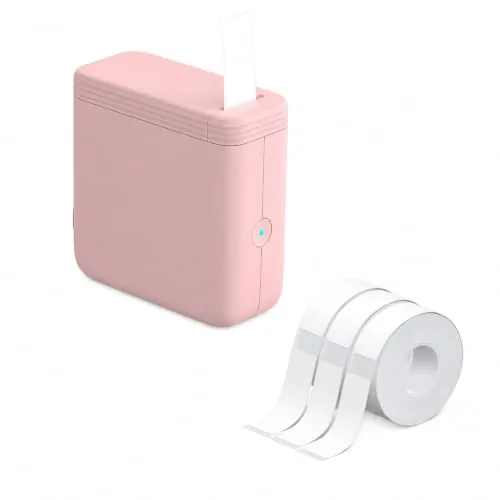 FLEXYVA P24 Impresora Térmica Etiquetas Bluetooth 3 Rollos 14x40mm Rosa