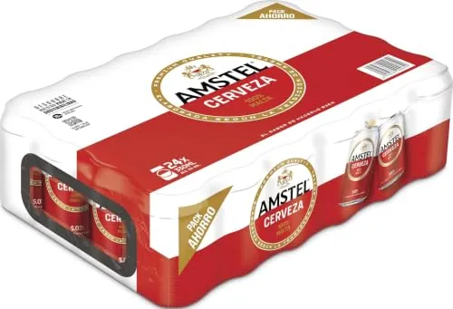 Amstel Cerveza Lager Pack Lata, 24 x 33cl