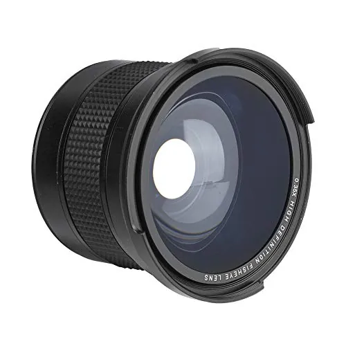 Lente Ojo de 58 mm 0.35X Lente Gran Angular Profesional Super HD Fisheye para cámara SLR DSLR