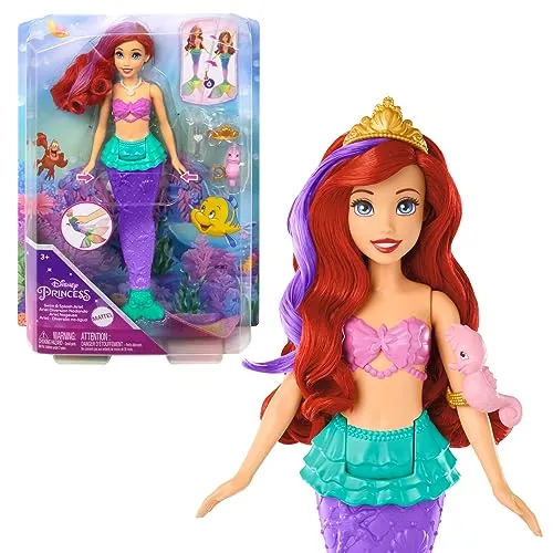Mattel Disney Princess Ariel Sirena Nadadora Muñeca de Moda