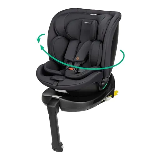Bebeconfort RevolveFix Plus 360 i-Size, Silla Coche, 40–150 cm, Full Black
