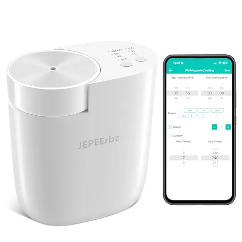 Difusor Aceites Esenciales Sin Agua, Difusor De Enchufe, Control Inteligente Vía App Bluetooth, Cobertura hasta 500 Ft²