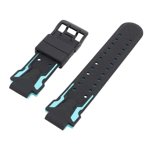 ZJchao Kids Smartwatch Band Smartwatch Reemplazo Correa de Reloj para Niños Strism Silicona Resistente Al Sudor con Hebilla de Acero Inoxidable para Todos los Niños Smartwatches de 15 (Azul Claro)
