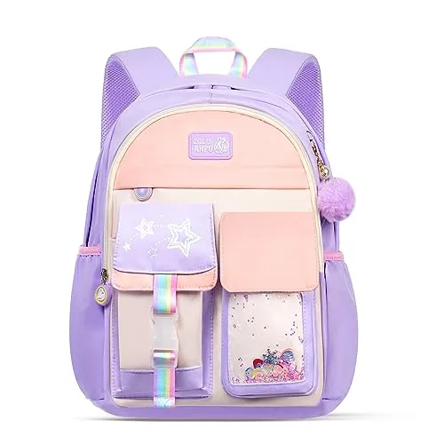 Aucuu Mochila Niña, Mochilas Escolares, Mochila Escolar Niña, Adolescentes Colegio Adolescente Infantil, Mochilas Escolares Adolescentes, Enviar Astronauta Colgante （morado）
