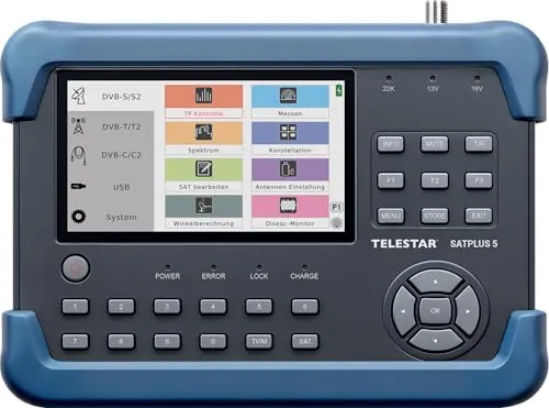 TELESTAR SATPLUS 5 – Medidor Sat con Imagen de TV en Directo