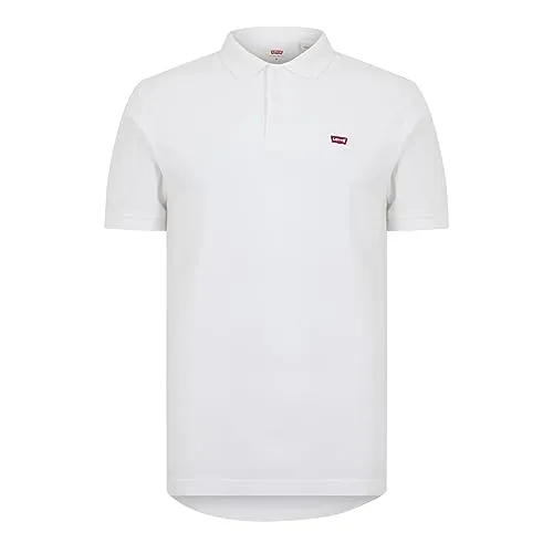 Levi's Housemark Polo Camiseta, Plus White, L Hombre