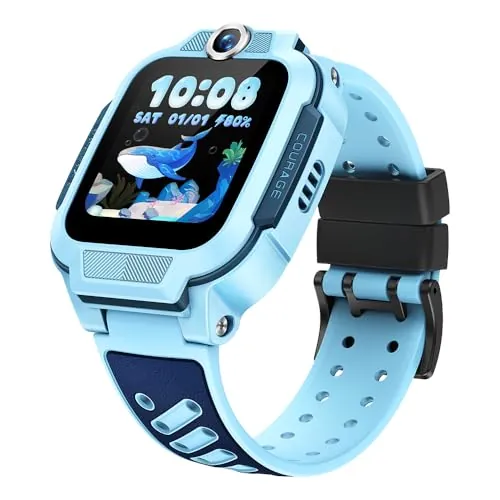 imoo Z3 Reloj Inteligente Niño, Kids Smartwatch con GPS Mundial, SOS, Control Parental, IP68, Modo Colegio, Video Llamadas HD, Voz, Chat, Pantalla1.5, 8GB, Vib, SIM, Reloj Niños Localizador