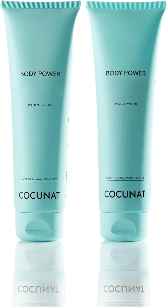 COCUNAT - Body Power - Anticelulítico Reductor Potente - Crema Reductora - Redefine Silueta - 150 ml + 125 ml