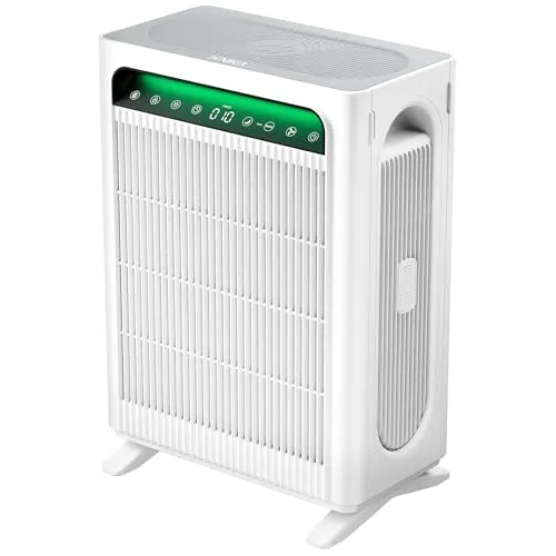 KNKA Purificador de Aire Filtro HEPA sensor inteligente hasta 120 ㎡ Blanco