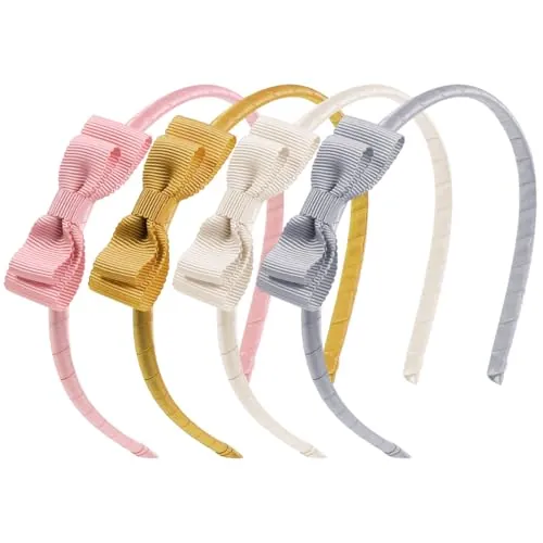 4 Piezas Diademas Con Lazo, Lindas Diademas, Diademas Para Niñas, Accesorios Para El Cabello Para Niños, Accesorios Para El Cabello
