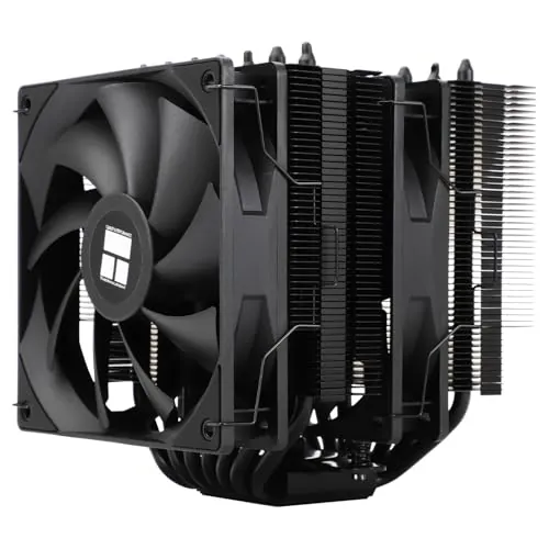Thermalright-TR Phantom Spirit 120 SE BLACK - Ventilador dual TL-C12B V2 PWM y torres dobles, 7 tubos de calor, disipador de calor para AM4/AM5&Intel LGA1851/115X/1200, color negro