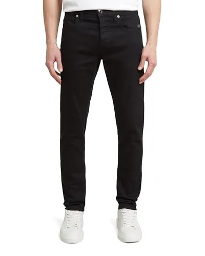 G-STAR Jeans 3301 Slim para Hombre, Negro (pitch black 51001-B964-A810), 32W / 36L