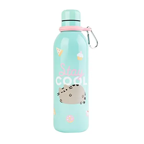 Grupo Erik Botella agua niña Pusheen Kawaii - Botella agua acero inoxidable
