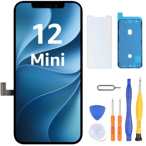 LL TRADER Pantalla para iPhone 12 Mini LCD 5.4" y Kit de Reparación A