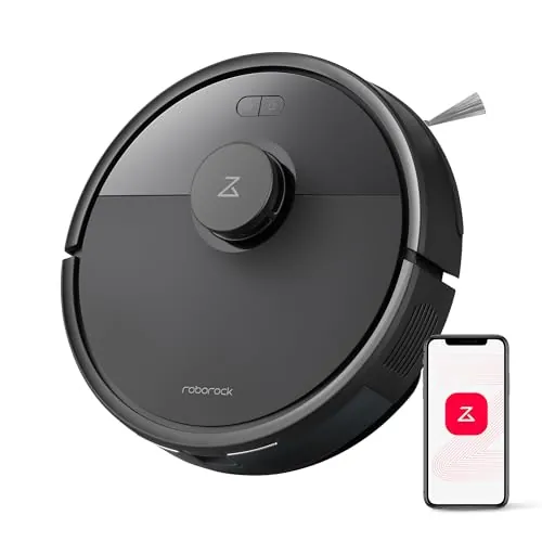 roborock Q7 L5 Robot Aspirador y Mopa Doble Sistema Antienredos, Succión HyperForce de 8,000 Pa, Navegación Precisa, Rendimiento de Nivel Básico, Dueños de Mascotas, Negro