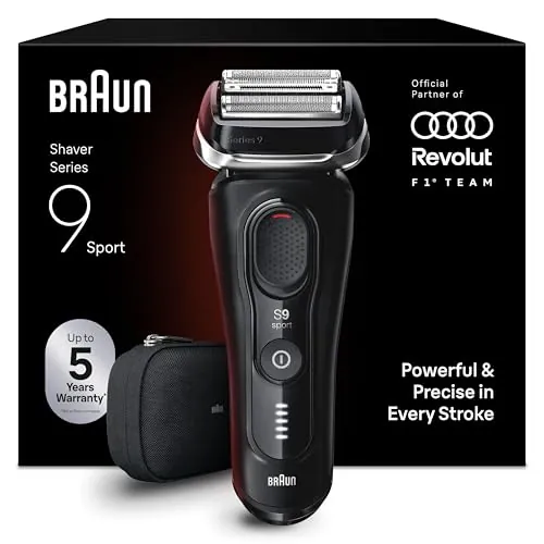 Braun Series 9 Sport Afeitadora Eléctrica Hombre, 9100si, Negro