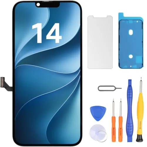 LL TRADER Pantalla para iPhone 14 LCD 6.1" y Kit de Reparación A