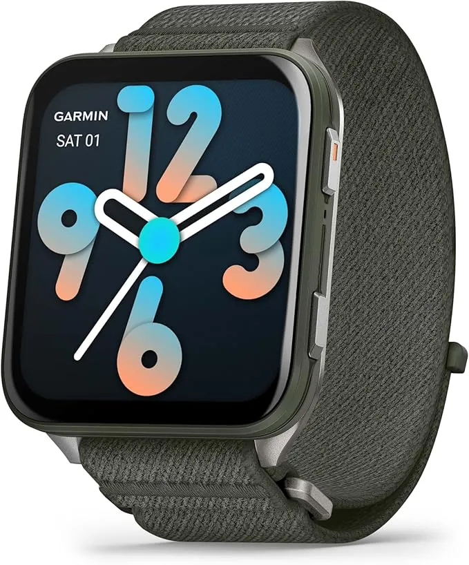 Garmin Venu X1, Smartwatch Premium con GPS, Pantalla AMOLED de 2'', Funciones de Salud y Bienestar 24/7, Altavoz y Micrófono Integrados, Mapas, Linterna LED, hasta 8 días de autonomía, Verde