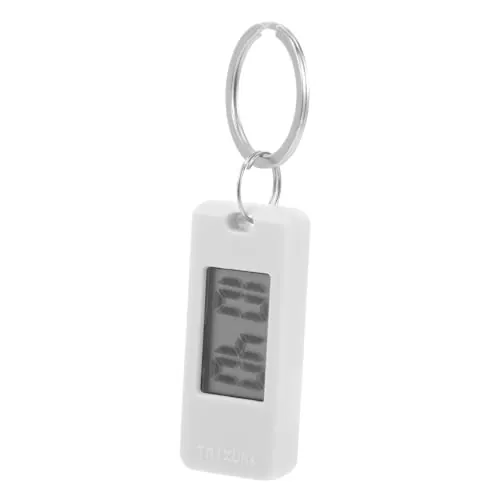 VALICLUD Llavero de Estudiante con Forma de Llavero, Reloj Digital, Reloj de Bolsillo pequeño, Reloj de Bolsillo médico, Reloj médico silencioso, Reloj de Llavero, Reloj Colgante, Color ABS,