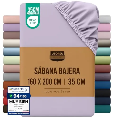 Utopia Bedding Sabana Bajera 160x200 - Lavanda