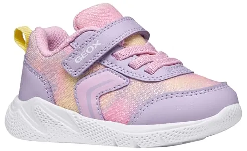 Geox Zapatillas de niña B Sprintye Girl D, Lt Lilac Pink, 22 EU
