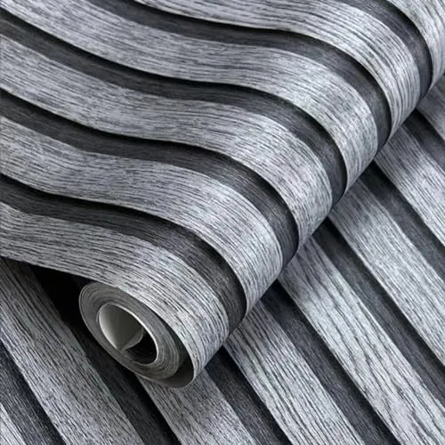 Ray-Velocity Papel Pintado Autoadhesivo Madera Gris Vinilos de Pared Decor