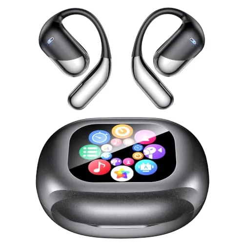 AI Auriculares Traductor en Tiempo Real con Pantalla LCD, 198 Idiomas, 60H