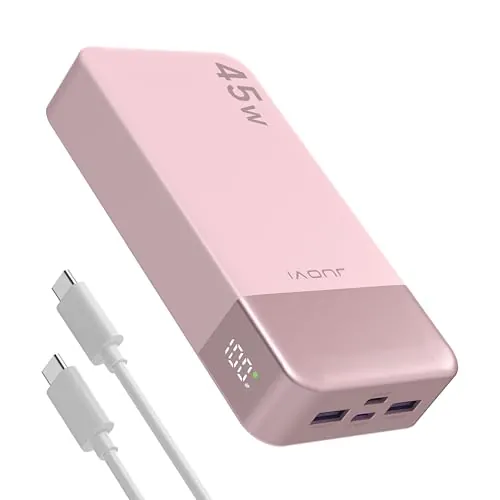 JUOVI Power Bank 45W 20000mAh Cargador Portátil