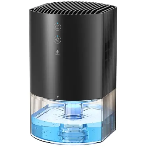 AROEVE Deshumidificador de Humedad 990ml, Silencioso para Casa