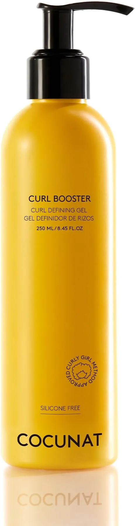 COCUNAT - Booster de Rizos - Gel de Definición - Define el Rizo sin Apelmazarlo - Elimina el Encrespamiento (frizz) - Hidrata Profundamente - Método Curly - Sin Siliconas - 250 ml
