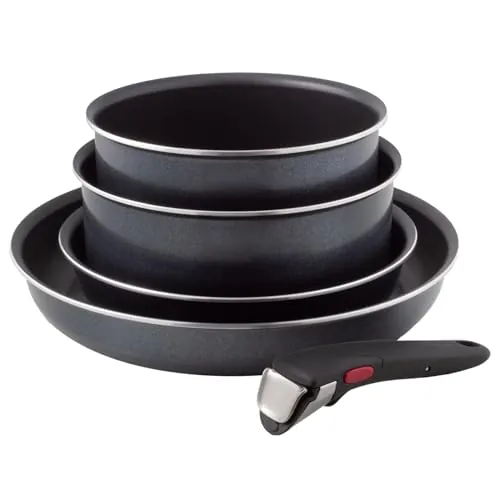 Tefal Ingenio Enjoy - Juego de 4 Piezas, Aluminio