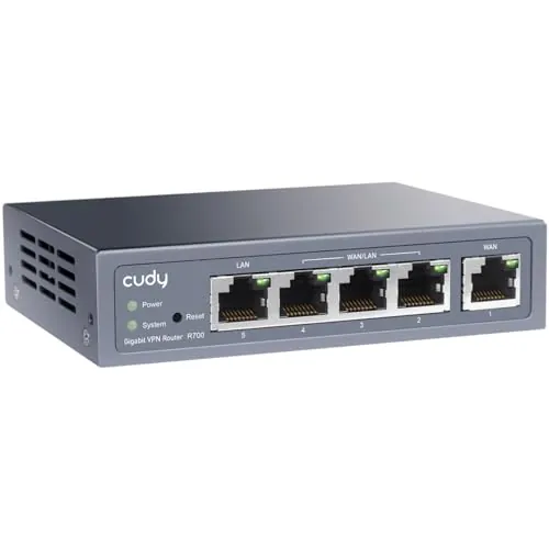 Cudy Gigabit Multi-WAN Router, OpenWRT, Equilibrio de Carga, R700