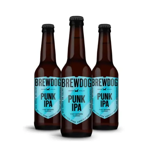 BrewDog - Punk IPA, Cerveza India Pale Ale, 12 Botellas x 33 cl