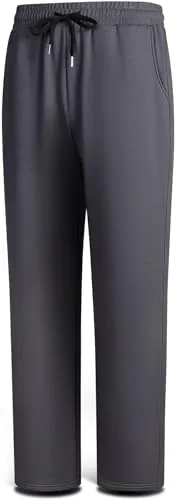 Pantalones Chándal,BULLIANT Pantalones deportivos Hombre(Gris Oscuro,3XL) | Pantalón Jogger Ancho de Algodón Informal para Entrenamiento