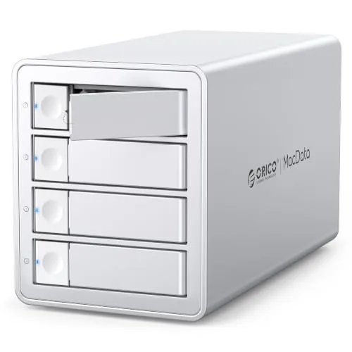 ORICO Caja para Discos Duros Raid de 4 Bahías, Chip JMS591, USB 3.2 Gen2X2