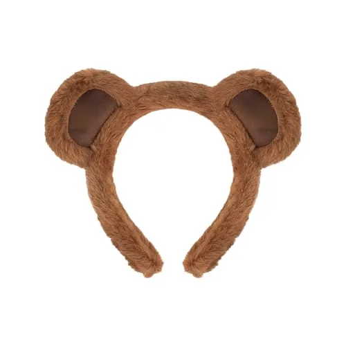 Diadema con orejas de oso, diseño de orejas de oso, color marrón