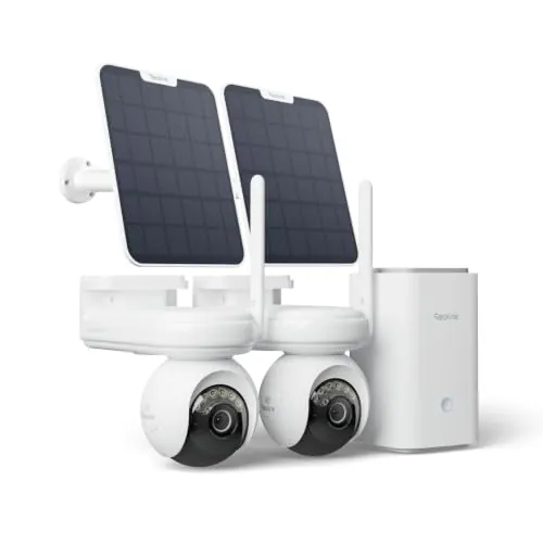 Reolink Cámara Vigilancia Exterior Solar, 4K 360° y Seguimiento Automático
