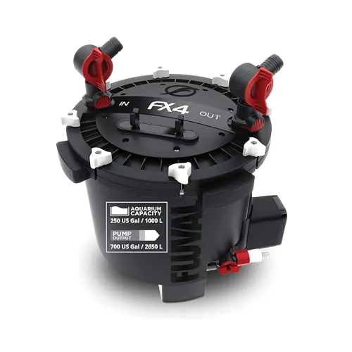 Fluval Filtro Externo Fx4 2650 Lph, 1000 L