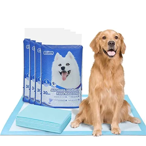 Nobleza - 120 x Empapadores Perros Alfombrilla higiénica de Entrenamiento para Perros. Ultraabsorbente 90cm*60cm Azul