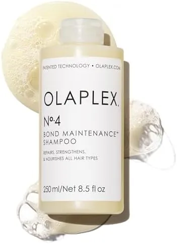 Olaplex No 4 Champú para Mantenimiento de Enlaces Capilares, Reduce el Quiebre y la Estática, Hidratación Intensa, Aporta Brillo y Suaviza, Todo Tipo de Cabello, Sin Sulfatos Ni Parabenos, 250ml