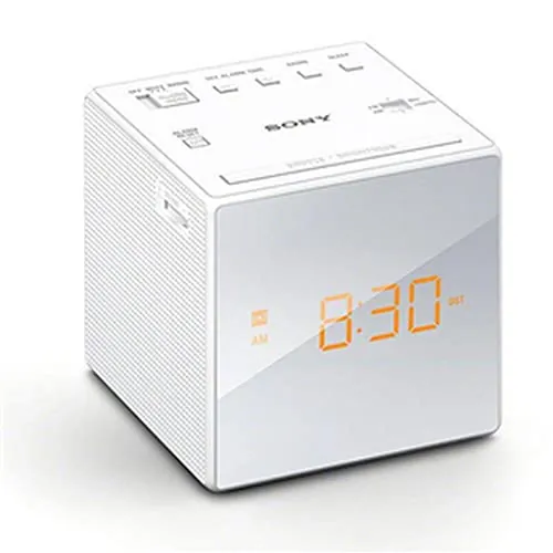 Sony ICF-C1 - Radio despertador con pantalla LED, blanco