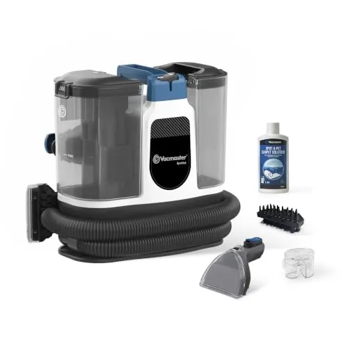 Vacmaster Aspiradoras para alfombras | Limpia Tapicerias Auto 500W | Spotlet limpia como quitamanchas portatil alfombras sofás e interiores de coche en profundidad con gran potencia de succion