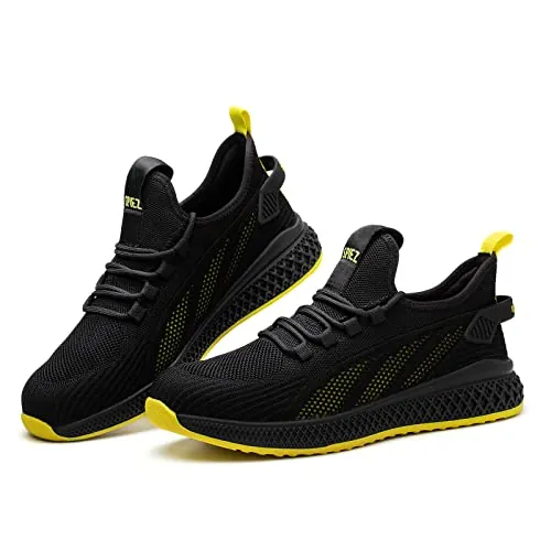 SPIEZ Unisex Zapatos de Seguridad Hombre Zapatillas Trabajo Mujer, EU 42