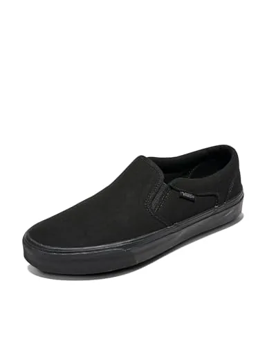 Vans Asher, Zapatillas Deportivas Hombre, Black and Black, 43 EU