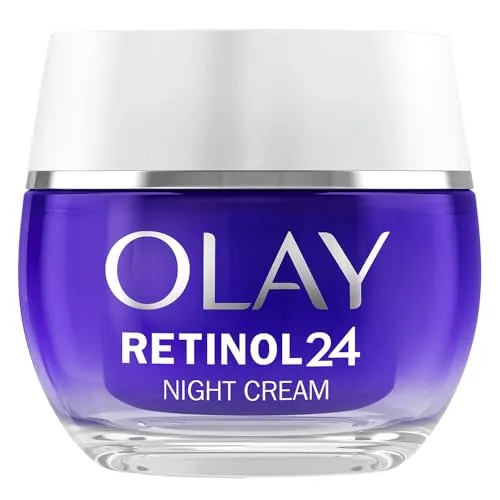 Olay Retinol 24 Crema Facial de Noche. Skincare Hidratante y Antiarrugas con Vitamina E Antioxidante. Suaviza, Renueva e Hidrata. Fórmula No Grasa y de Absorción Rápida. 50ml