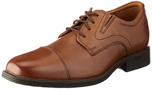 Clarks Gosworth Step - Pantuflas Bajas para Hombre, Cuero marrón Oscuro., 47 EU